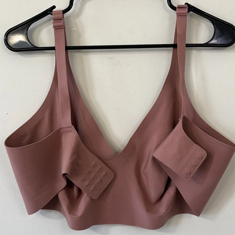 Bombas No Show Plunge Bralette Coco Plum Size 2X - Picture 6 of 7